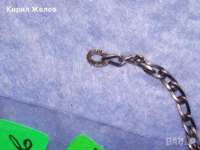 СТАРА СРЕБЪРНА РЕТРО АР ДЕКО ГРИВНА СРЕБРО 800 РЪЧНА МАЙСТОРСКА ИЗРАБОТКА 32132, снимка 5 - Гривни - 40475762