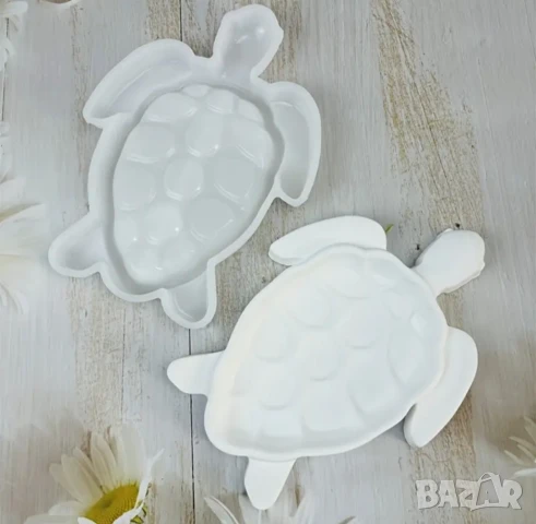 Молд поднос костенурка 20,4 см, снимка 7 - Форми - 51291060