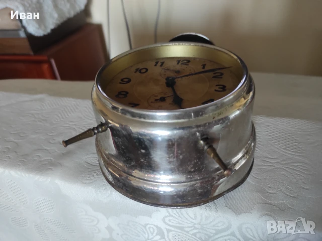 Немски механичен будилник Хамбург Американ, снимка 6 - Антикварни и старинни предмети - 51197011