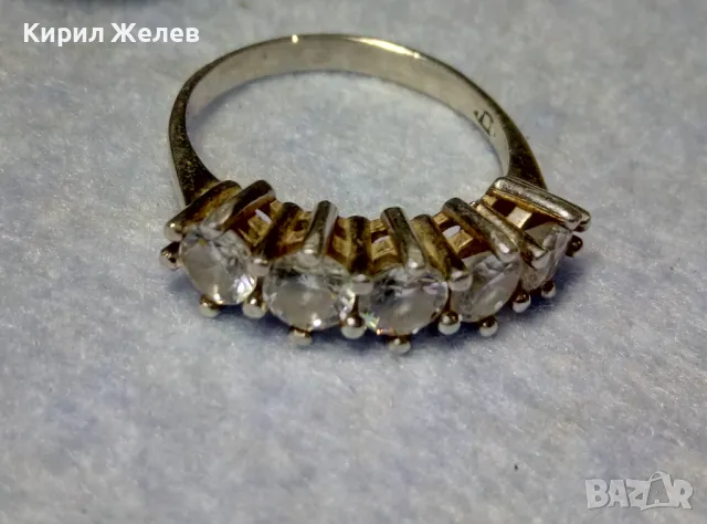 АВТОРСКИ СКЪПОЦЕНЕН СРЕБЪРЕН ПРЪСТЕН СРЕБРО 925 с ПЕЧАТ на БИЖУТЕРА и ФАСЕТИРАНИ СКЪПИ ЦИРКОНИ 50131, снимка 11 - Пръстени - 49876882