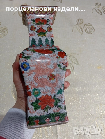 Китайска антична ваза, снимка 14 - Вази - 54102925