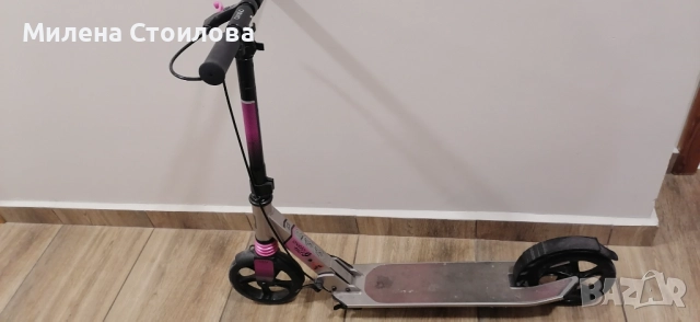 Тротинетка OXELO MID 9,  розова, снимка 5 - Велосипеди - 52050668