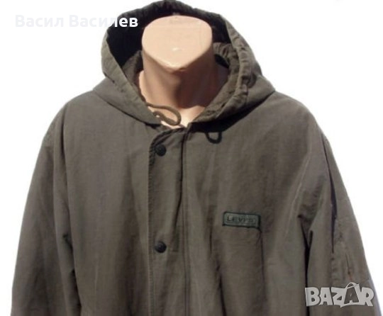 Levis мъжко милитари яке с качулка, снимка 2 - Якета - 51934172