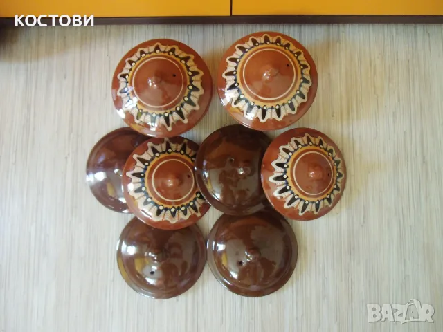Керамично гърне + 2 гювечета , снимка 11 - Съдове за готвене - 56413618