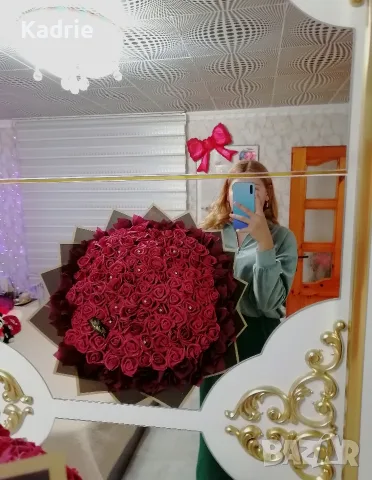 вечен букет от 101 рози 🌹