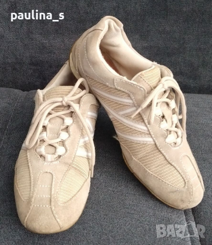 Дамски ортопедични маратонки / сникърси / естествен велур "Easy street" / Italy