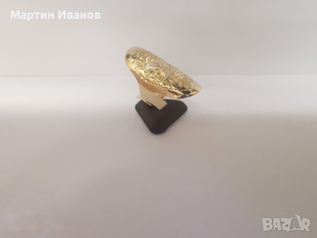 Златен пръстен без камъни 1, снимка 6 - Пръстени - 40831766
