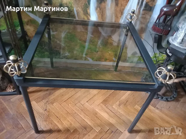 Тръбна Маса с Месинг, снимка 8 - Антикварни и старинни предмети - 56449011