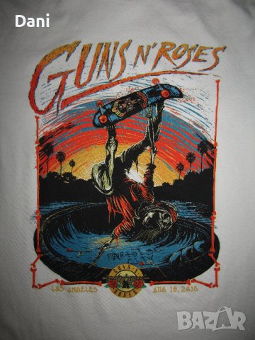 Guns N Roses Los Angeles 2016 блуза, снимка 3 - Блузи - 42513693