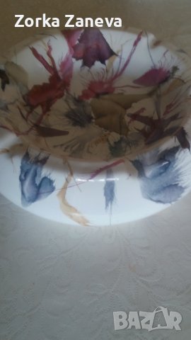 Пепелник-диаметър 25 см,немска керамика., снимка 4 - Други - 40377155