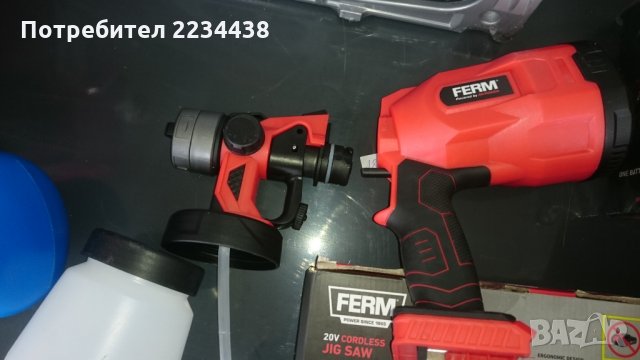 Нови машини Ferm 20 V, снимка 8 - Компресори - 34552584