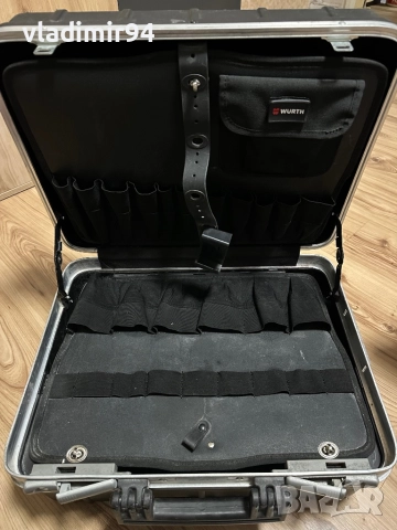 Wurth електричарски куфар Made in Germany, снимка 3 - Куфари с инструменти - 52665402