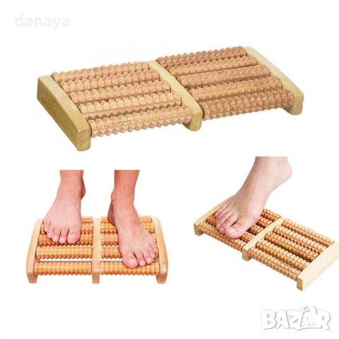3698 Дървен масажор за крака, снимка 3 - Други стоки за дома - 40601573