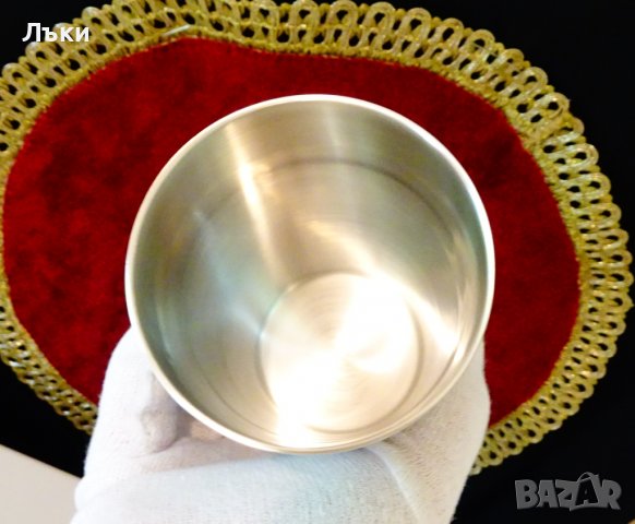 Чаша,халба от калай,ловна тема,350 мл. , снимка 5 - Антикварни и старинни предмети - 37783626