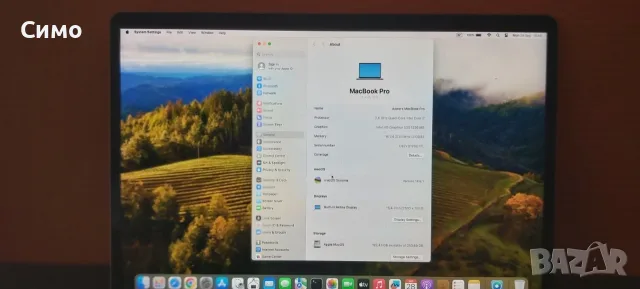 15" MacBook Pro А1707 Touch/Mid-2016/-i7/16GB RAM/512GB SSD, снимка 3 - Лаптопи за работа - 56327377