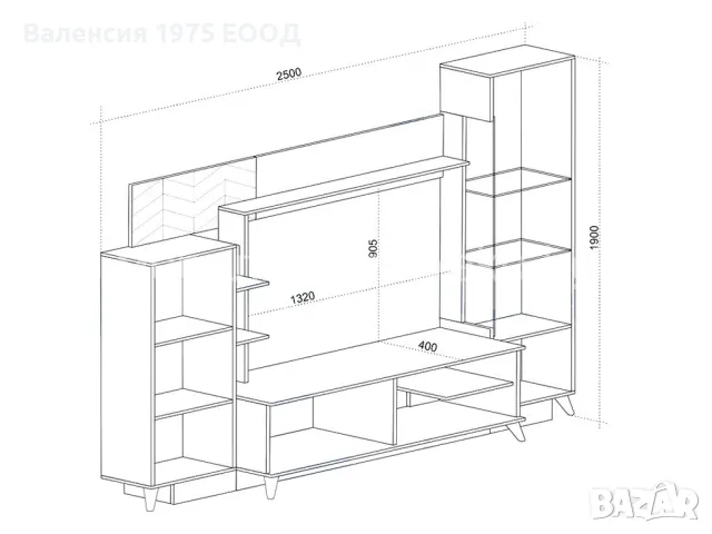 Холна секция Тренд, снимка 2 - Секции и витрини - 48613025