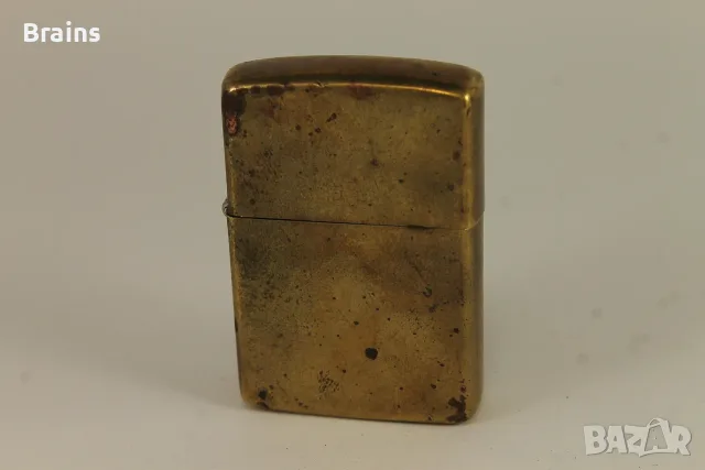 Стара Бронзова Бензинова Запалка ZIPPO 1988 г. Оригинална