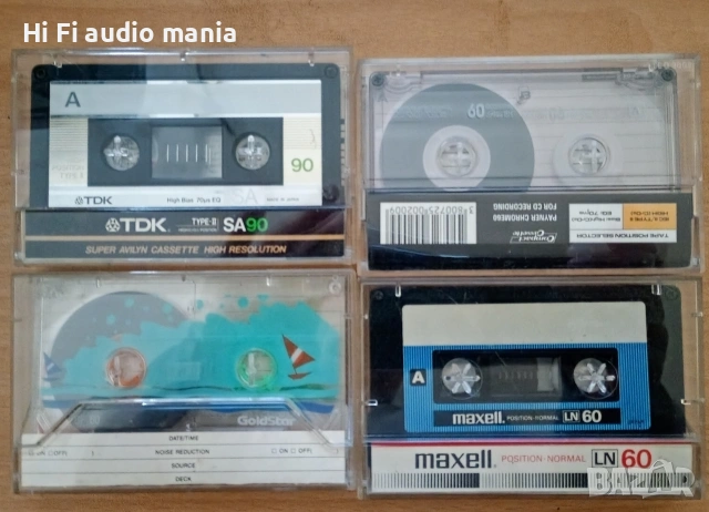Продавам 4 броя аудио касети с хеви метъл и хард рок