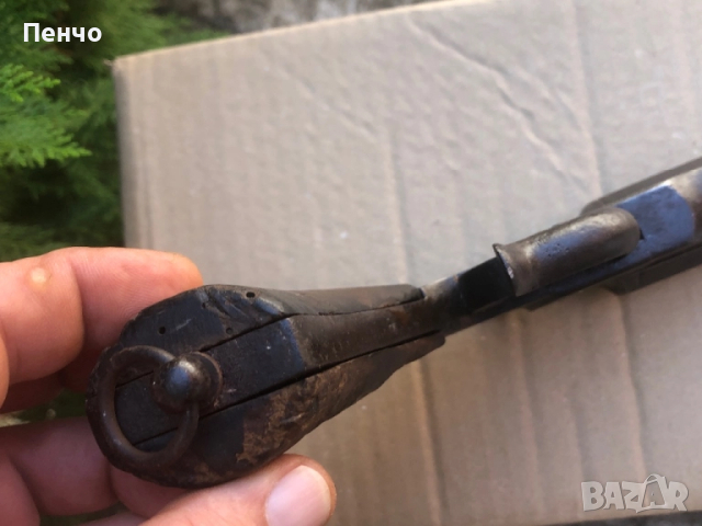 стар сигнален пистолет "HEBEL" - 1894г. - WWI - WWII - GERMANY, снимка 11 - Антикварни и старинни предмети - 51492345