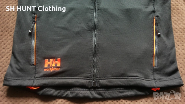 HELLY HANSEN Chelsea Evolution Stretch Midlayer Work Jacket разме L еластична работна горница W4-254, снимка 6 - Суичъри - 52037539