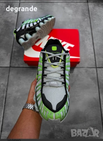 Мъжки обувки Nike Shox TL silver green, снимка 4 - Маратонки - 51292711