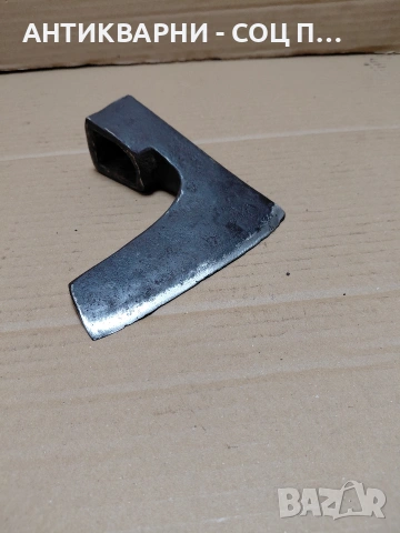 Соц Стара Ръчно Кована Брадва 0.800кг. НОМЕР 1157., снимка 4 - Антикварни и старинни предмети - 54102060