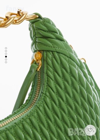Зелена мини чанта Mango, снимка 4 - Чанти - 42916695