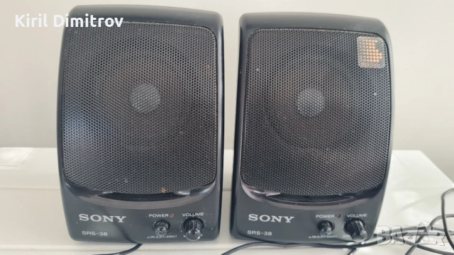 Sony SRS-38 – компактни стерео колонки, снимка 2 - Тонколони - 54321156