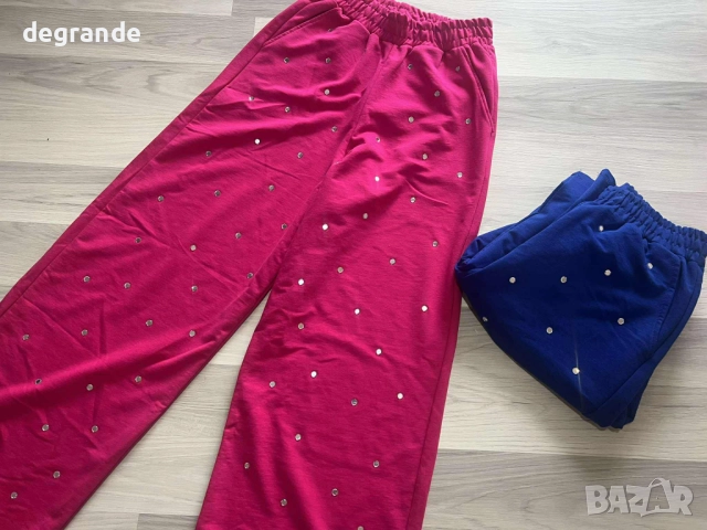 Ефектни спортни долнища с камъчета, снимка 2 - Спортни екипи - 52574242