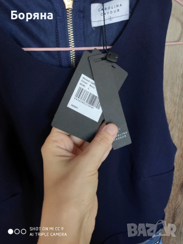 Carolina Cavour нова луксозна рокля с пайети, снимка 6 - Рокли - 53917002