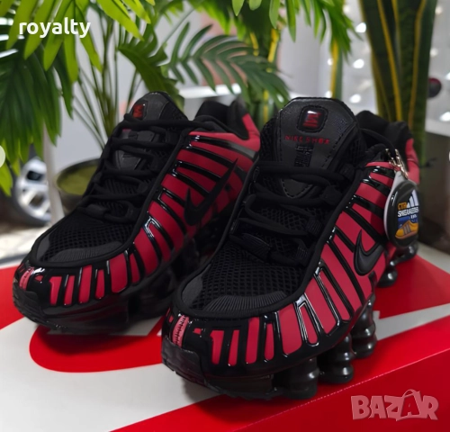 Nike Shox TL Black & Red Thermoreactive мъжки маратонки , снимка 5 - Маратонки - 51619934