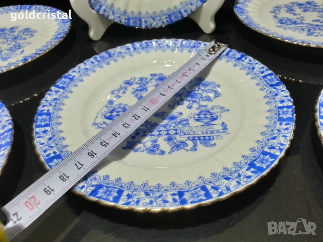 фин костен порцелан чинии , снимка 3 - Антикварни и старинни предмети - 51887662