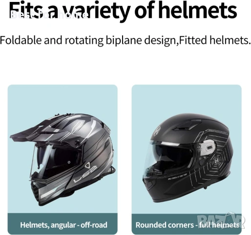 Стойка за мотоциклетна каска TELESIN с извита брадичка за GoPro Hero , снимка 4 - Селфи стикове, аксесоари - 53381847