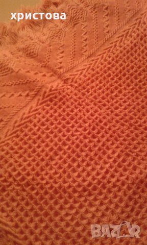 Топъл зимен шал-наметка, снимка 3 - Блузи с дълъг ръкав и пуловери - 31173713