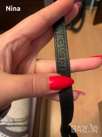 Гривна Gucci естествена кожа, снимка 2 - Гривни - 30653280