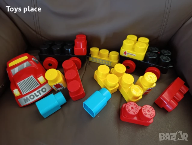 Molto Строител камион с големи части, снимка 2 - Конструктори - 50807908