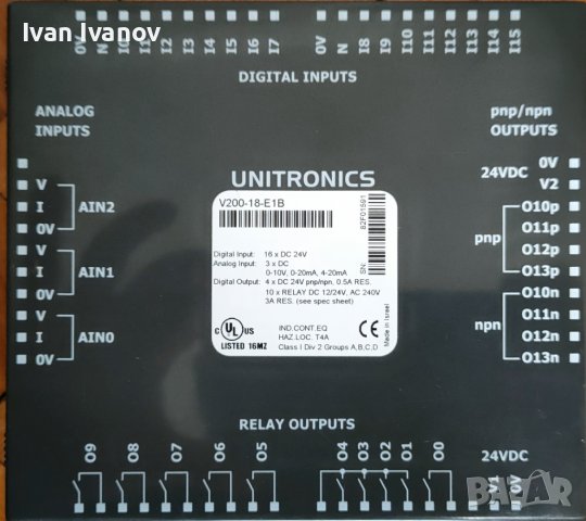PLC / Контролери Unitronics, снимка 2 - Електродвигатели - 37846060