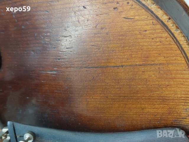 Стара немска цигулка, 1843 година, 1 000 €, снимка 8 - Струнни инструменти - 52537840