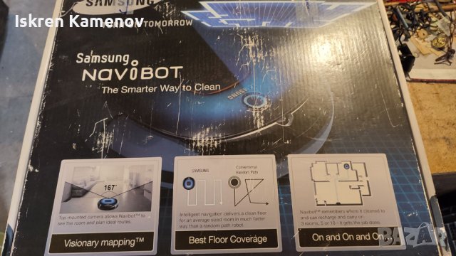 Прахосмукачка робот Samsung Navibot SR8855 за ЧАСТИ, снимка 3 - Прахосмукачки - 42794223