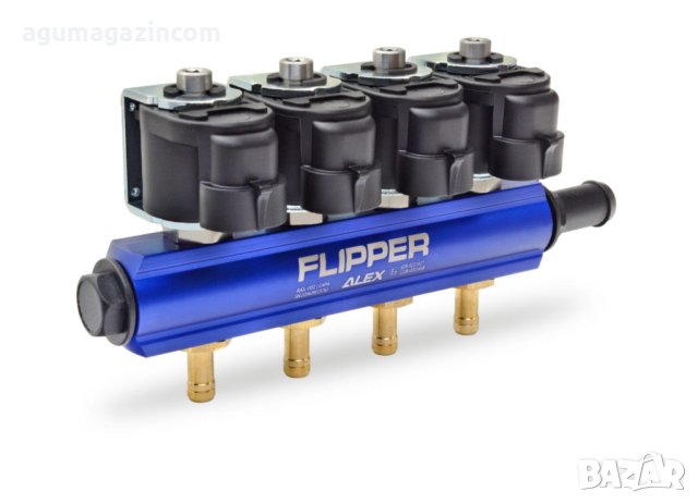 ALEX FLIPPER 4 цилиндъра 2 ohm *Газов инжектор при АГУ, снимка 2 - Части - 42846467