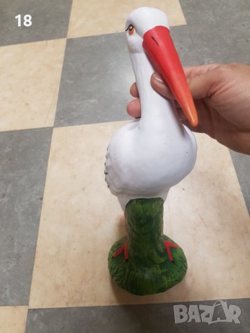 Керамичен щъркел, снимка 3 - Декорация за дома - 40000660