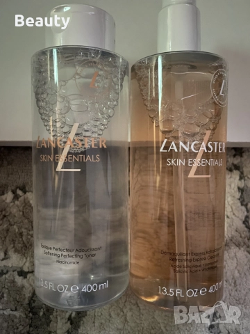 Комплект Lancaster тонер и мицерална вода за лице.