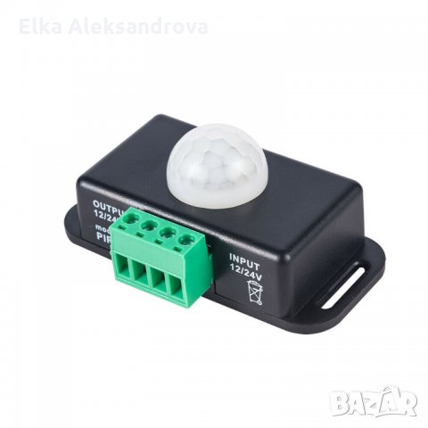 ​DC12-24V PIR вътрешен датчик за движение, снимка 2 - Друга електроника - 35402617