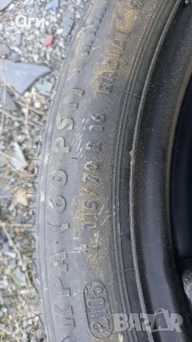 Резервна гума патерица за Фиат,Алфа Ролео и Ланча 16цола, снимка 2 - Гуми и джанти - 53154491