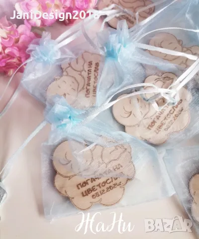 гравирани магнити за хладилник бебе подаръчета за гостите на погача , снимка 2 - Други - 49178170