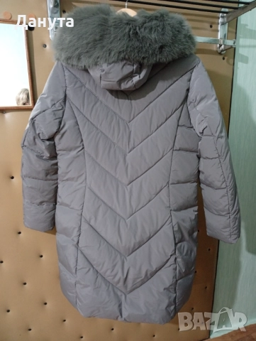 Топло зимно яке в комплект с чанта, снимка 2 - Якета - 52723470