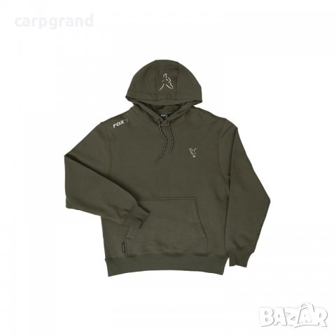 Суичър FOX COLLECTION Green & Silver Hoodie, снимка 7 - Екипировка - 31070413