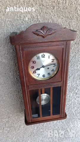 Стенен часовник - F.M.S Mauthe - Germany - Антика - 1930"г., снимка 6 - Антикварни и старинни предмети - 53030227