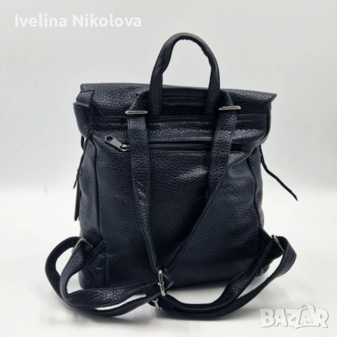 Дамска раница от еко к. с ресни – бохо стил, удобство и обем (36×30×16 см), снимка 2 - Чанти - 52454056