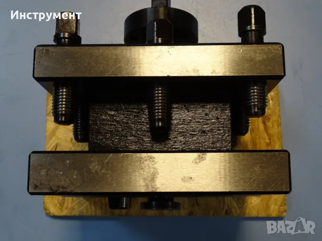 Ножодържач с челни палци за струг 154х154х42mm tool holder with front clamping pins, снимка 6 - Резервни части за машини - 55769982